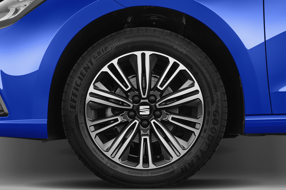 Radkappe oder Felge eines Seat Ibiza