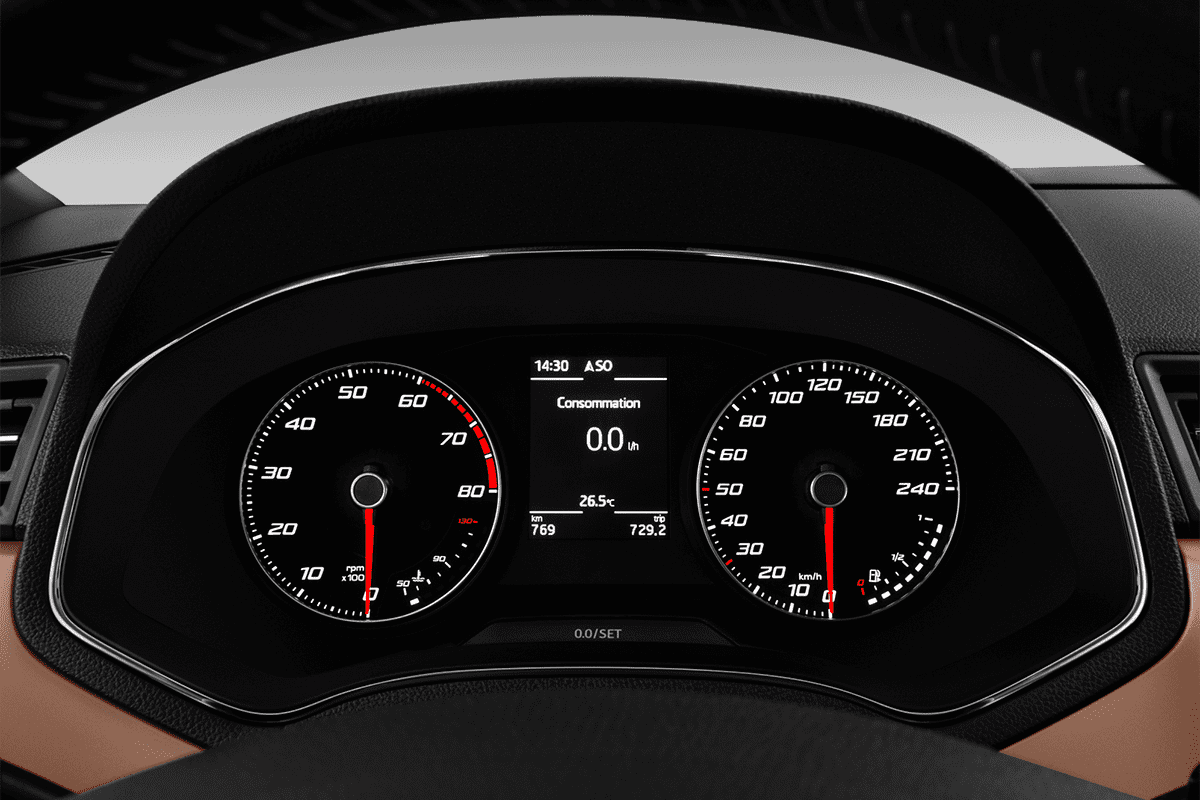 Kombiinstrument eines Seat Ibiza Black Edition