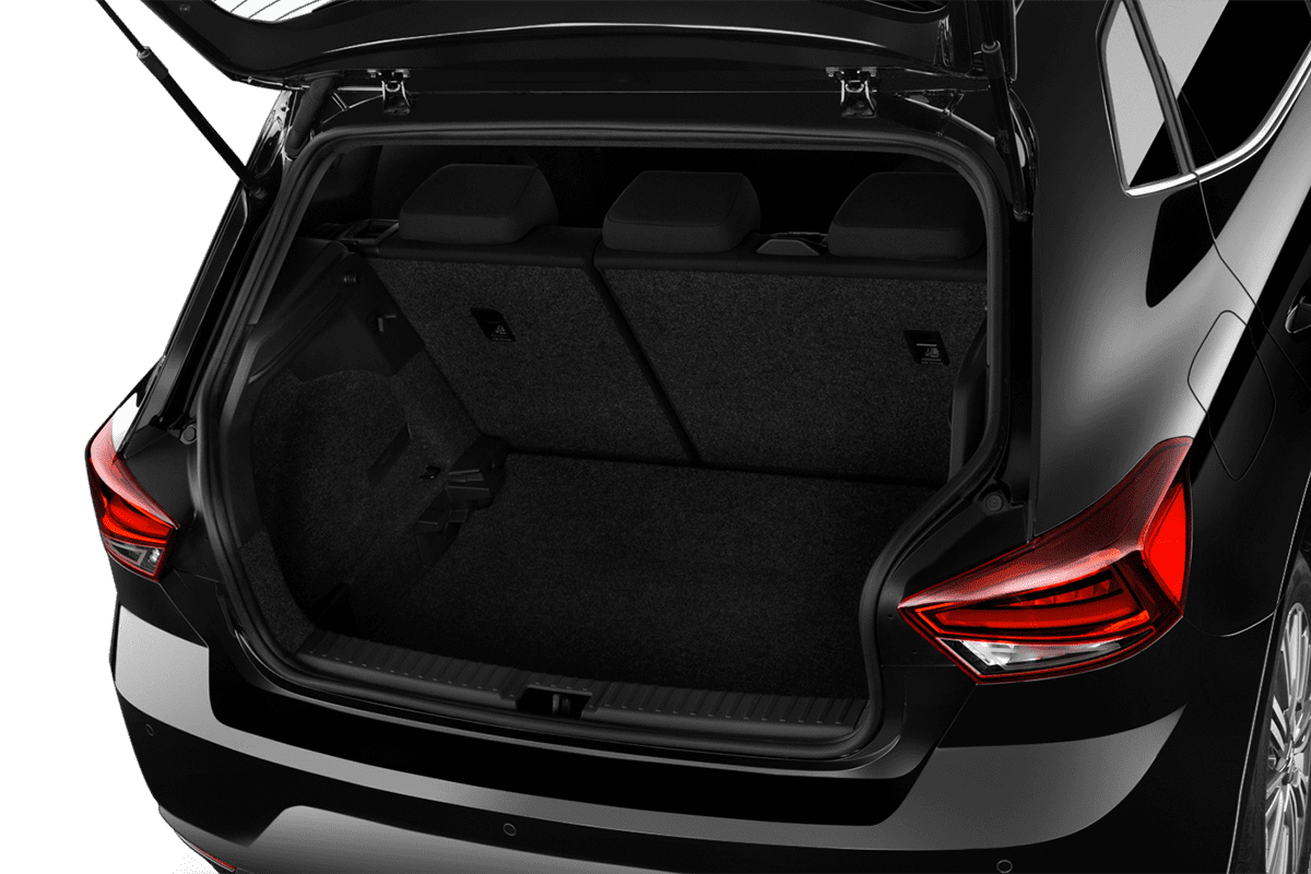 Kofferraum eines Seat Ibiza Black Edition