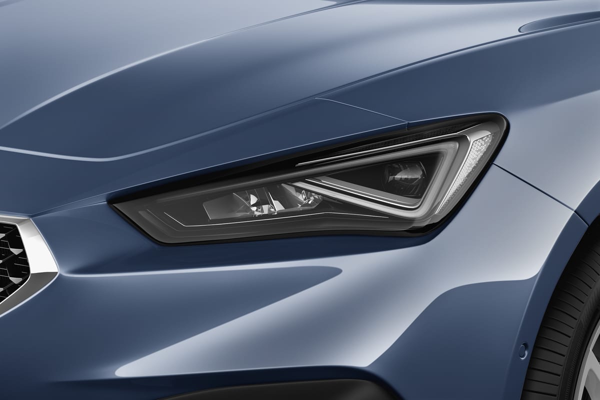 Frontscheinwerfer eines Seat Leon