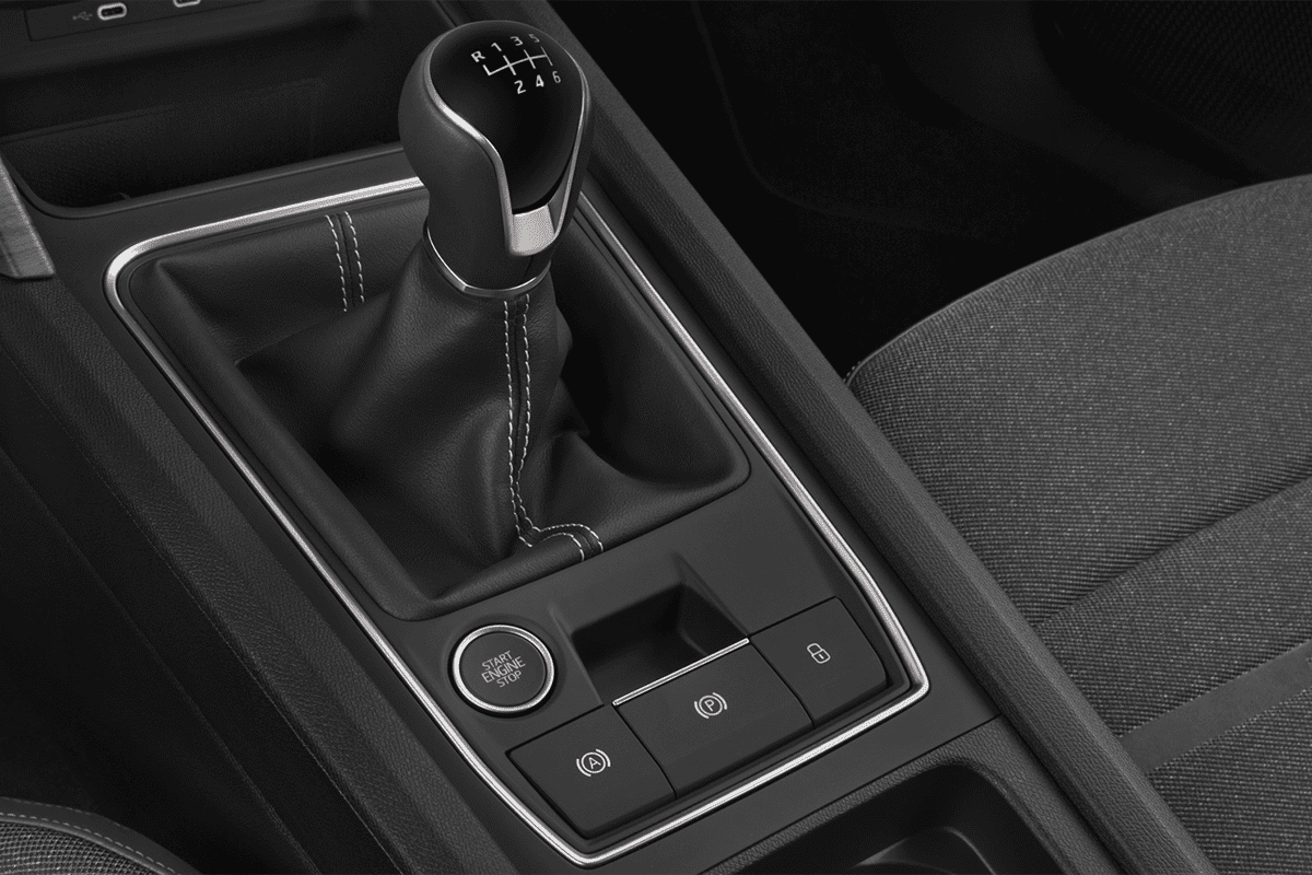 Schaltknüppel eines Seat Leon ST TGI