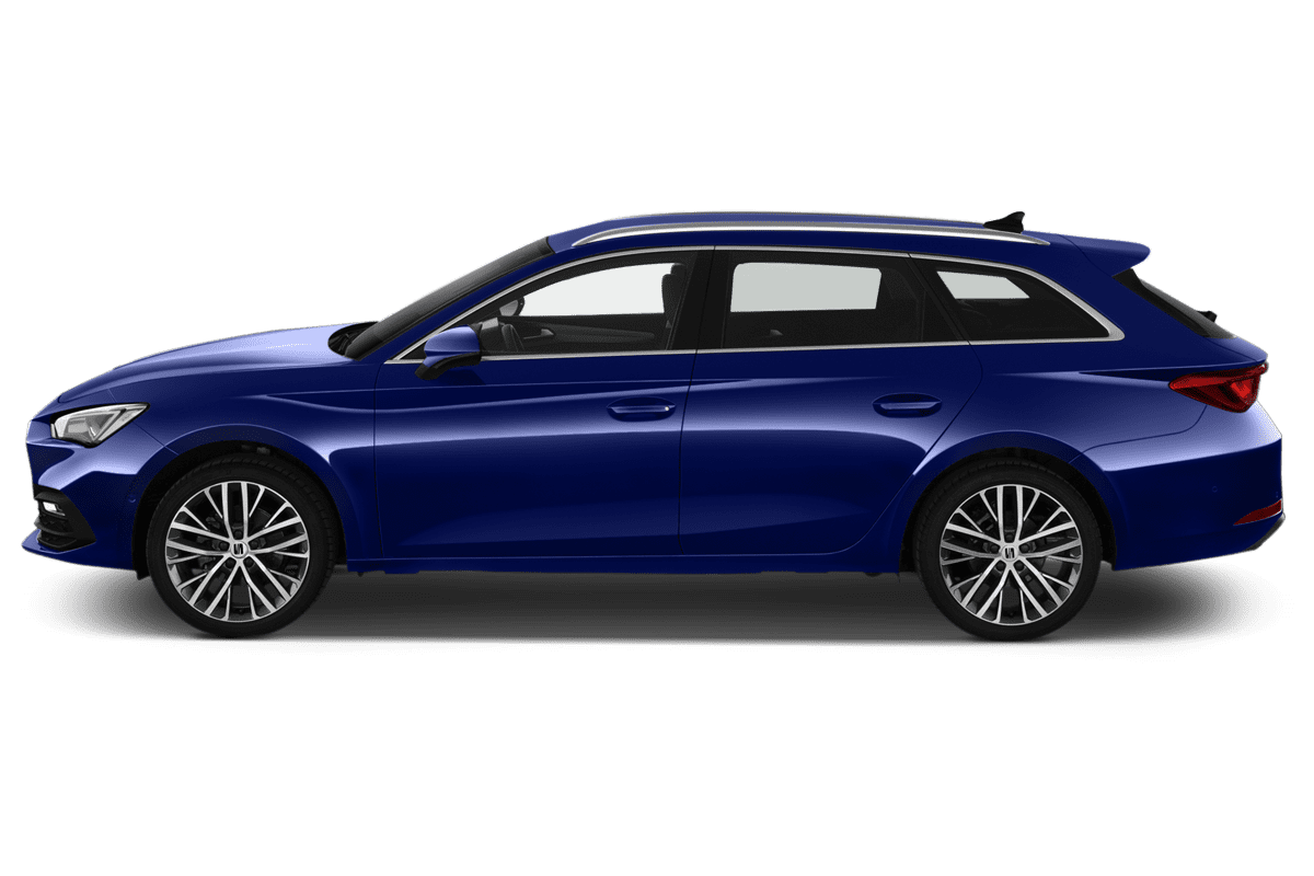 Seitenansicht eines Seat Leon ST TGI