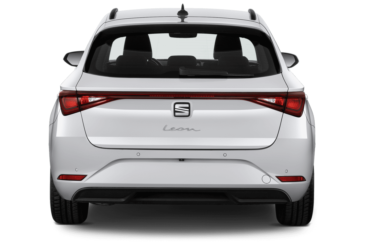 Heckansicht eines Seat Leon ST