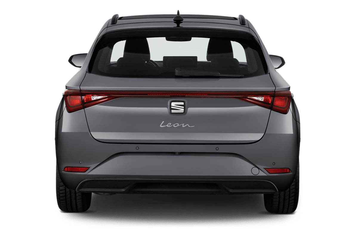 Heckansicht eines Seat Leon ST