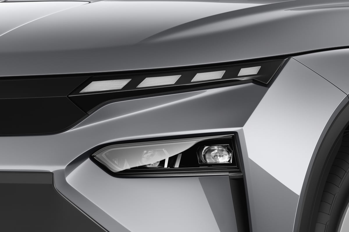 Frontscheinwerfer eines Skoda Elroq 