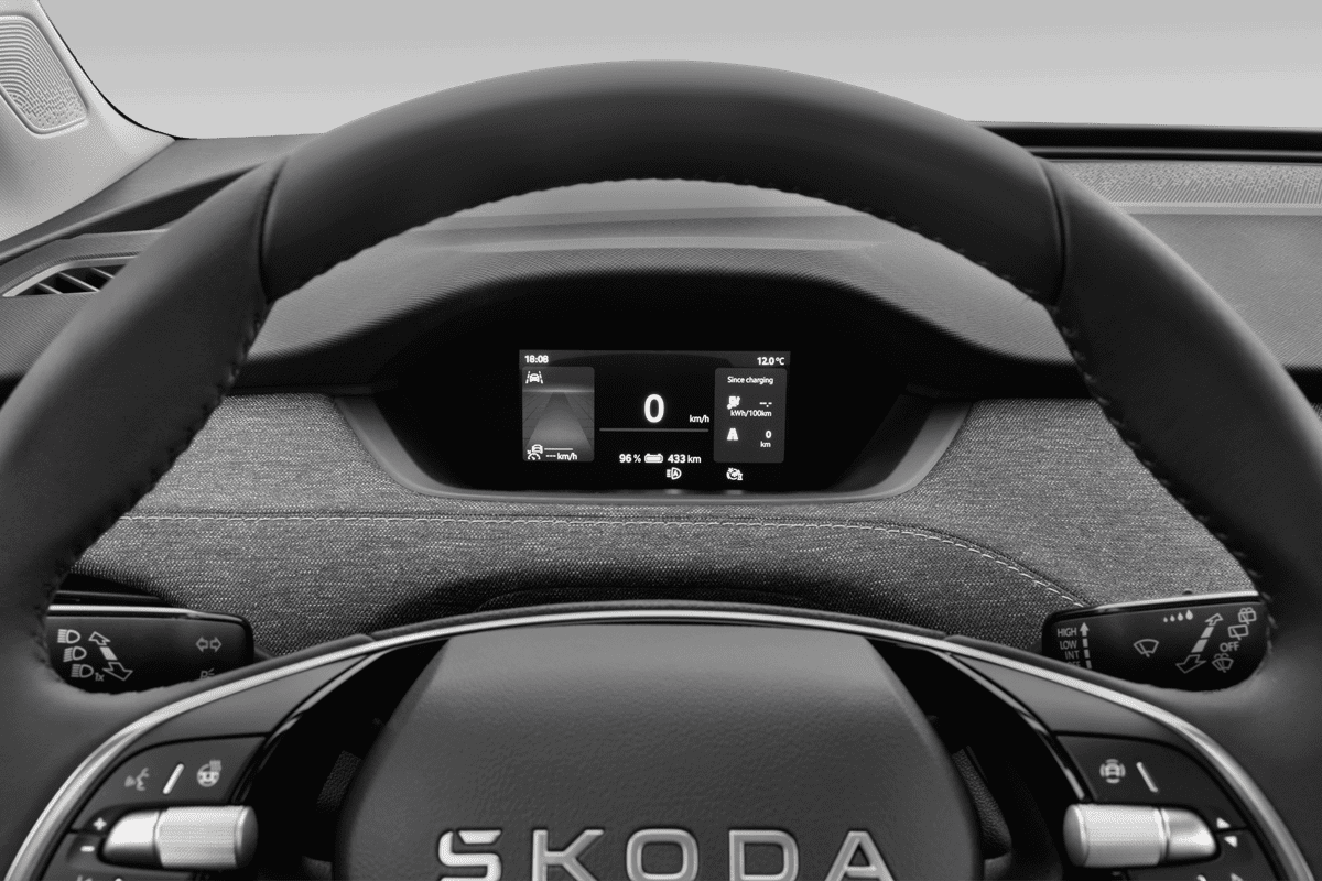 Kombiinstrument eines Skoda Elroq 