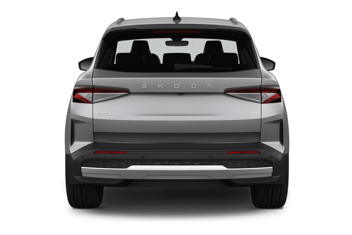Heckansicht eines Skoda Elroq 