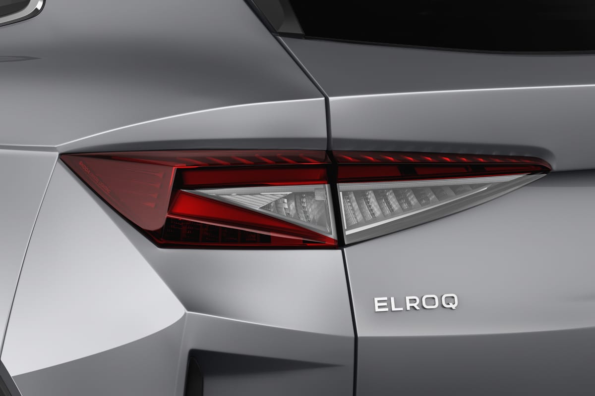 Heckleuchten eines Skoda Elroq 