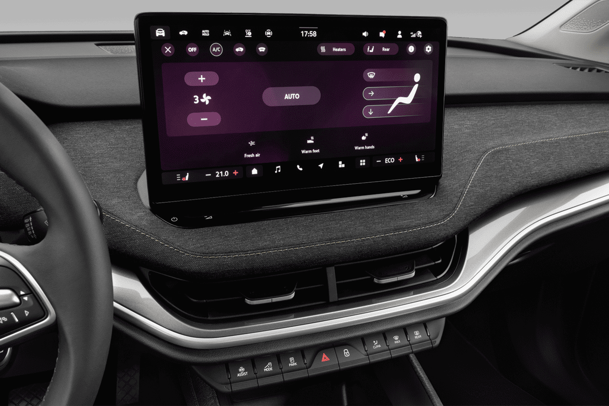 Klimasteuerung eines Skoda Elroq 