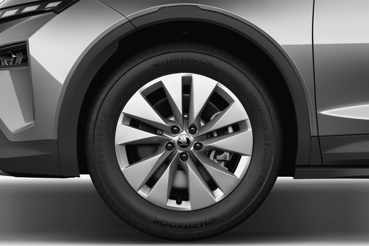 Radkappe oder Felge eines Skoda Elroq 