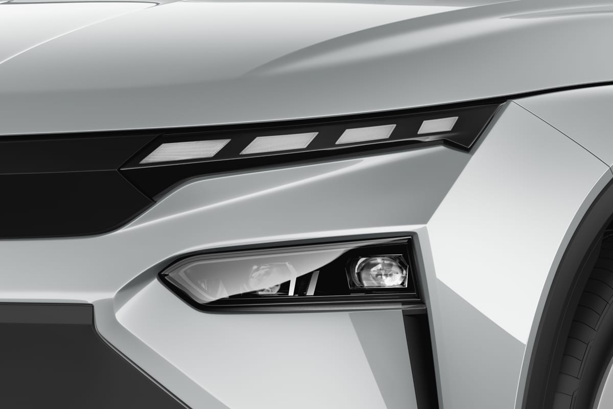 Frontscheinwerfer eines Skoda Elroq 