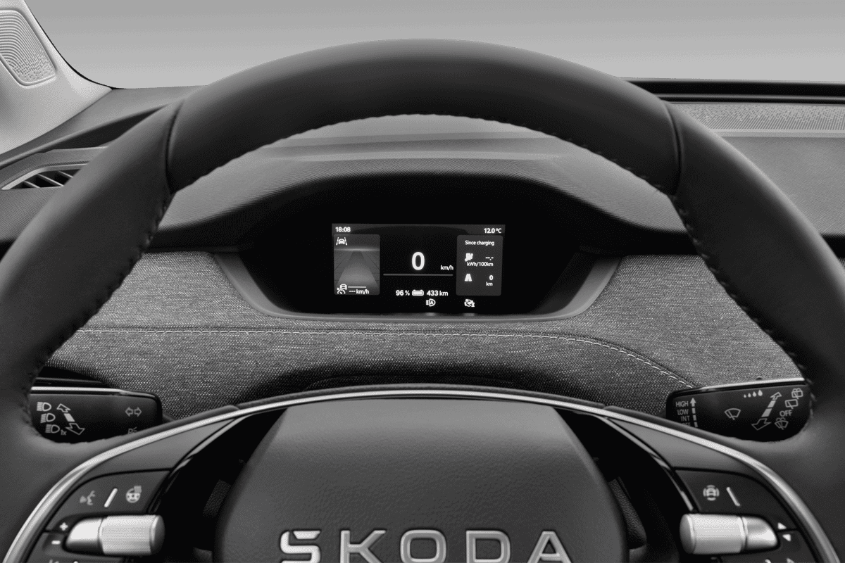 Kombiinstrument eines Skoda Elroq 