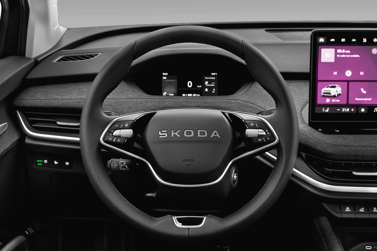 Lenkrad eines Skoda Elroq 