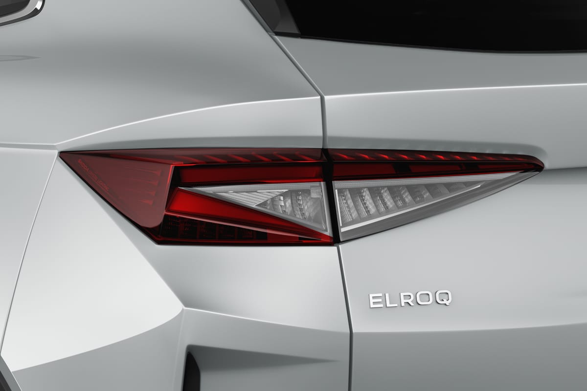 Heckleuchten eines Skoda Elroq 