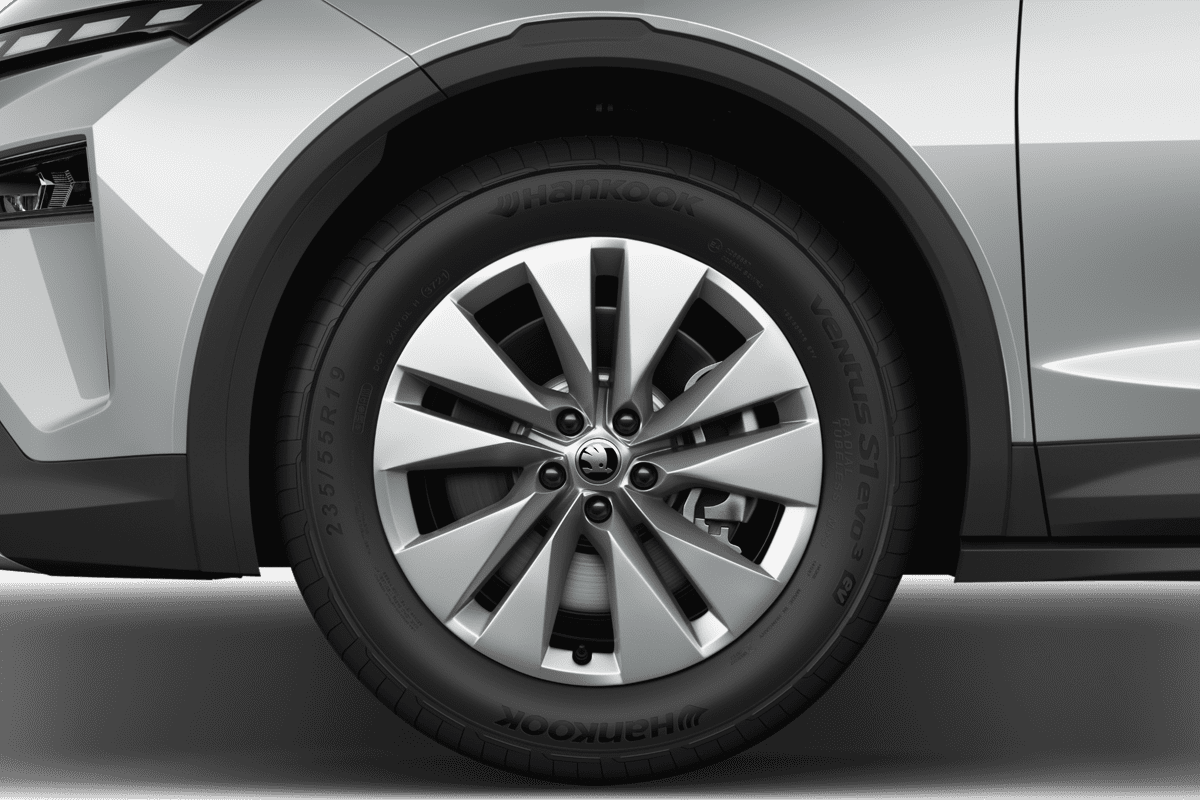 Radkappe oder Felge eines Skoda Elroq 
