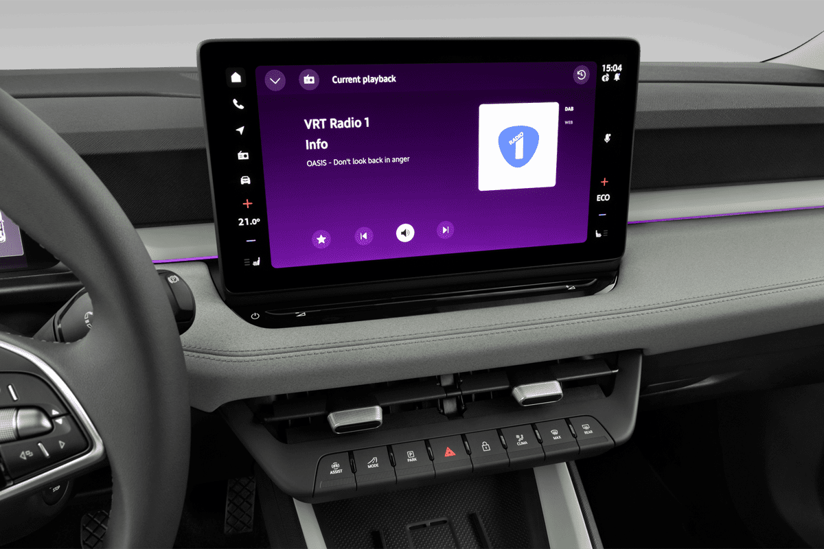 Audiosystem eines Skoda Epiq