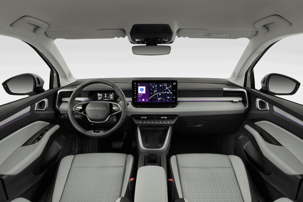 Armaturenbrett eines Skoda Epiq