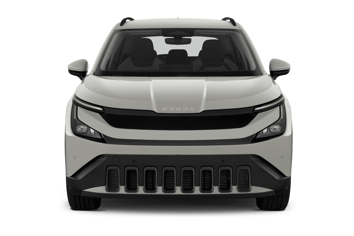 Frontansicht eines Skoda Epiq , freigestellt