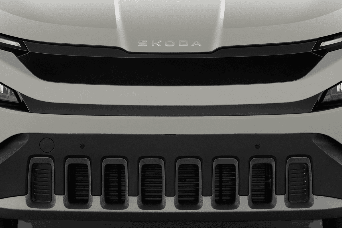 Kühlergrill eines Skoda Epiq