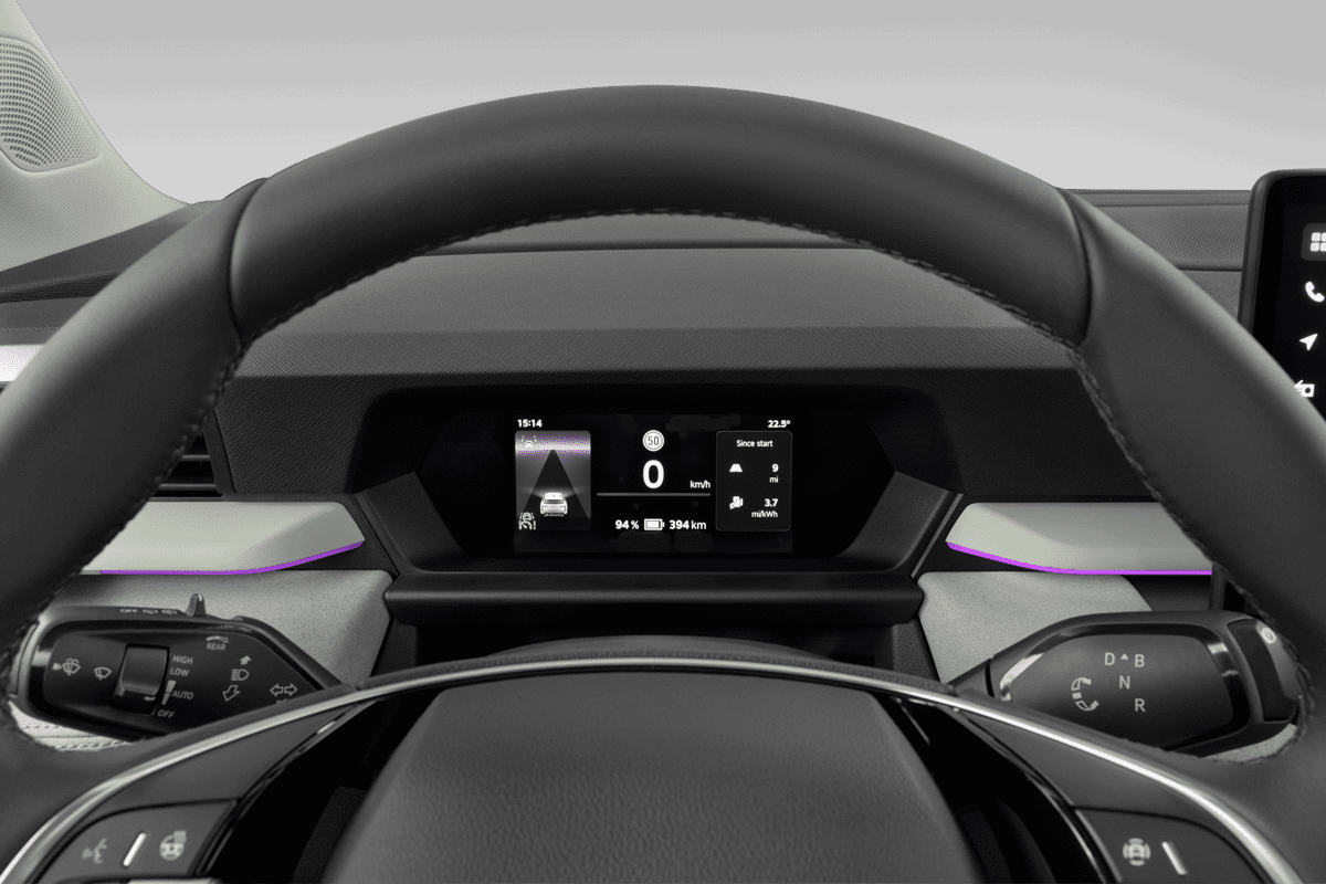 Kombiinstrument eines Skoda Epiq