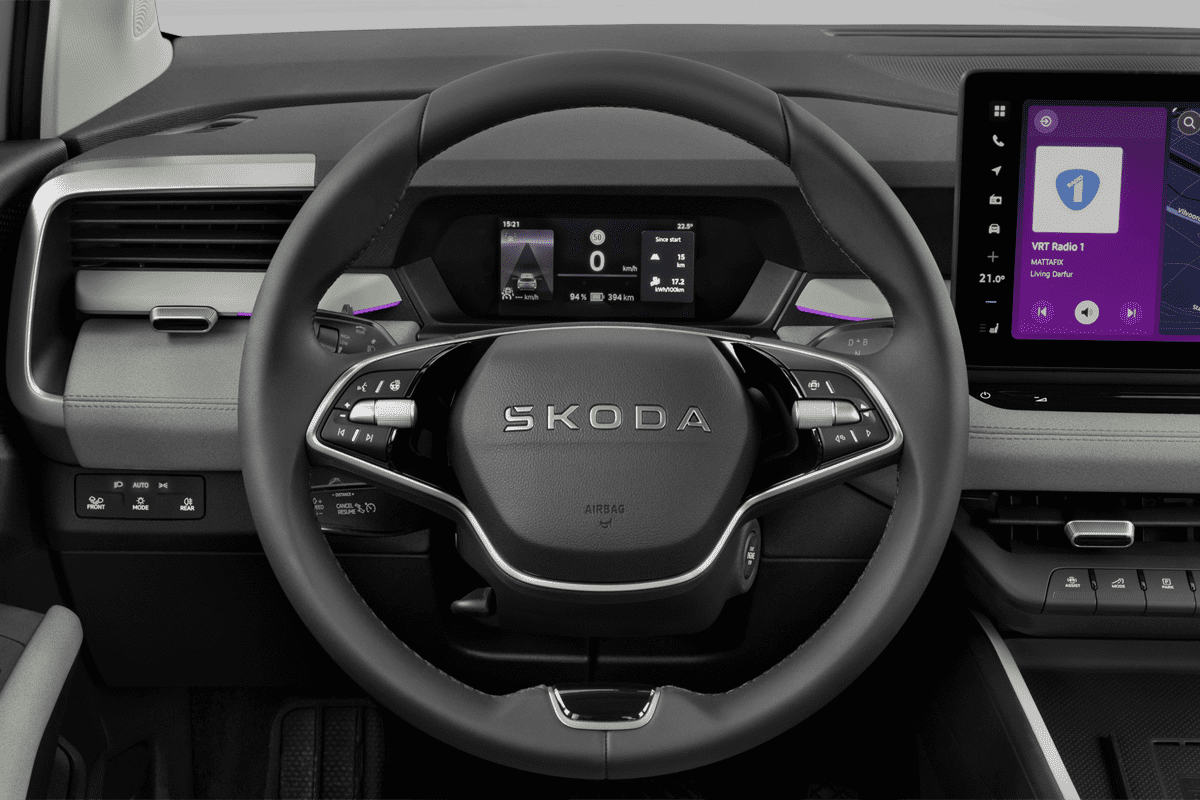 Lenkrad eines Skoda Epiq