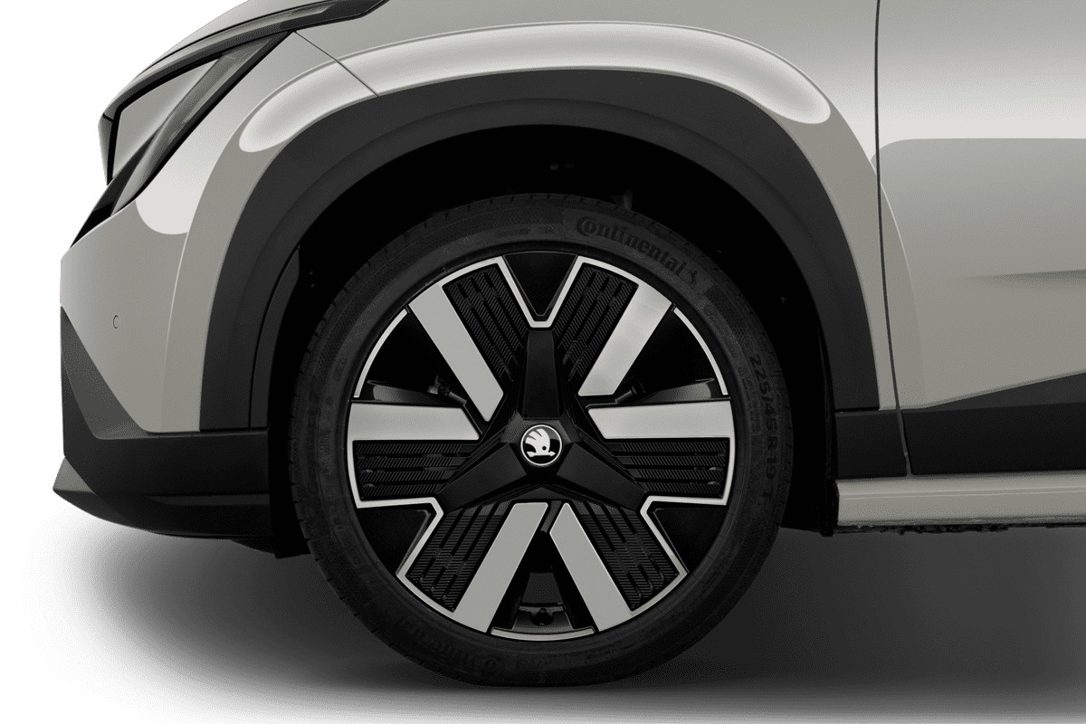 Radkappe oder Felge eines Skoda Epiq