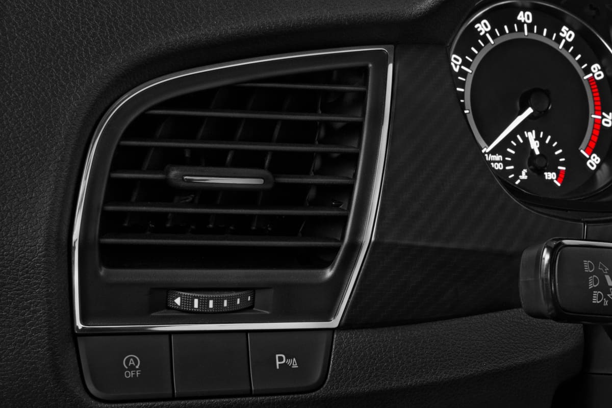 Lüftung eines Skoda Fabia Limousine Soleil