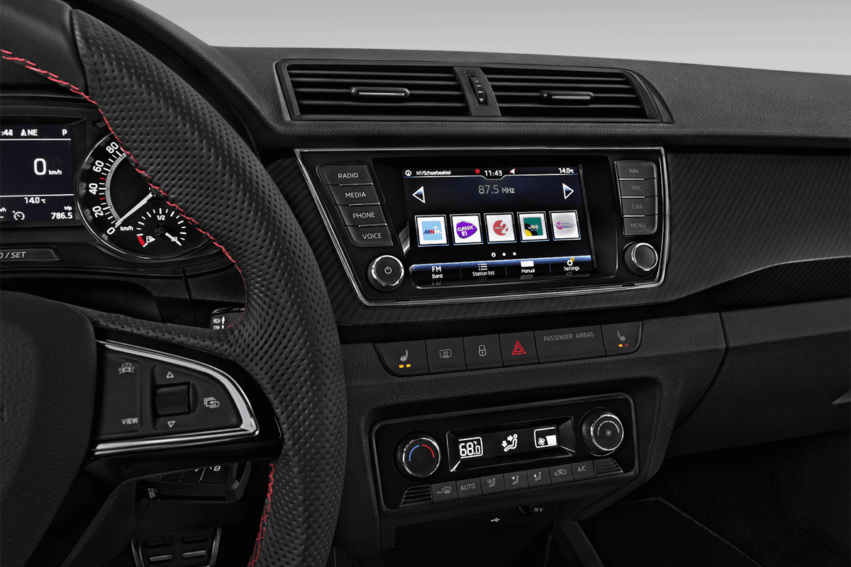 Audiosystem eines Skoda Fabia Limousine Soleil