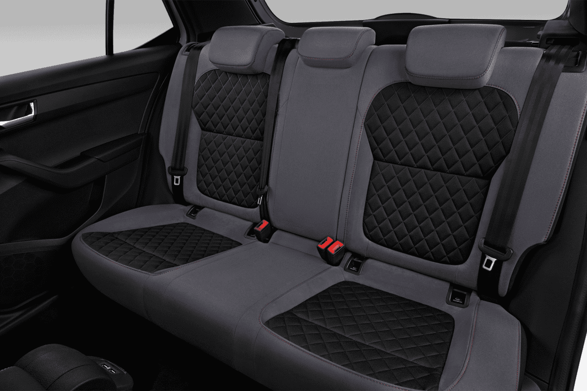 Rücksitzbank eines Skoda Fabia Limousine Soleil