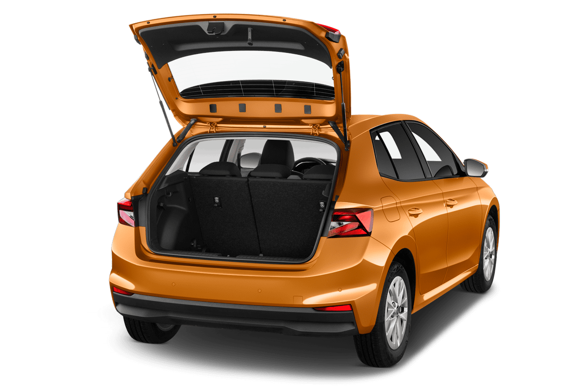 Kofferraum eines Skoda Fabia Limousine