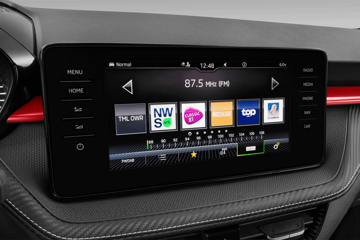 Audiosystem eines Skoda Fabia Limousine Drive