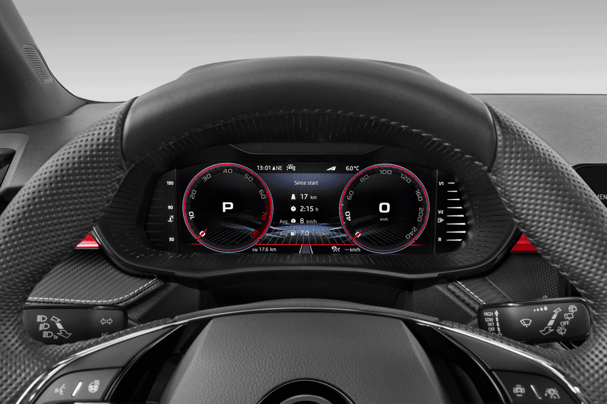 Kombiinstrument eines Skoda Fabia Limousine Drive