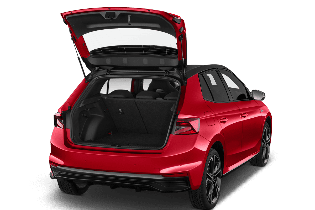 Kofferraum eines Skoda Fabia Limousine Drive