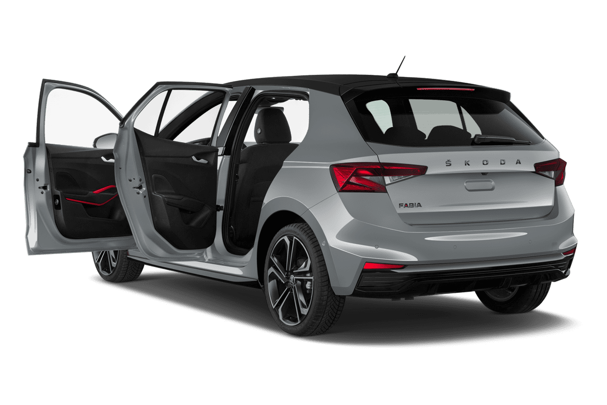 Türen eines Skoda Fabia Limousine (KI-generiert)