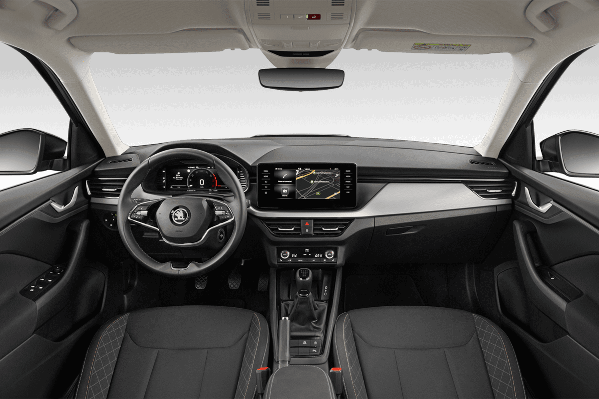 Armaturenbrett eines Skoda Kamiq Drive