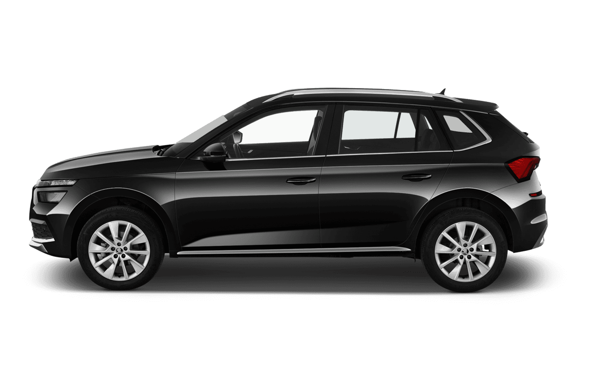 Seitenansicht eines Skoda Kamiq Drive