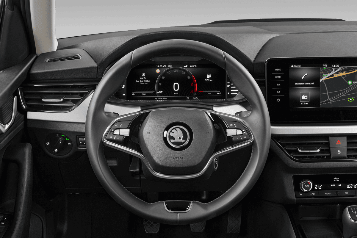 Lenkrad eines Skoda Kamiq Drive