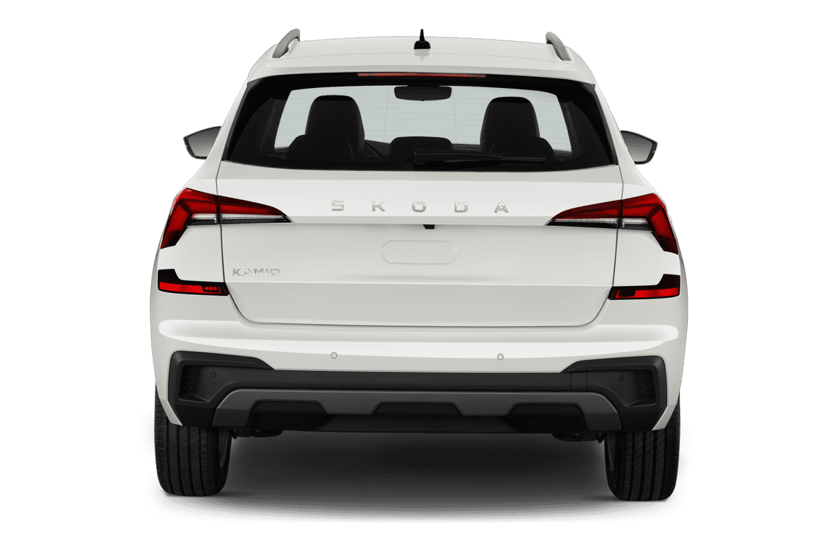 Heckansicht eines Skoda Kamiq