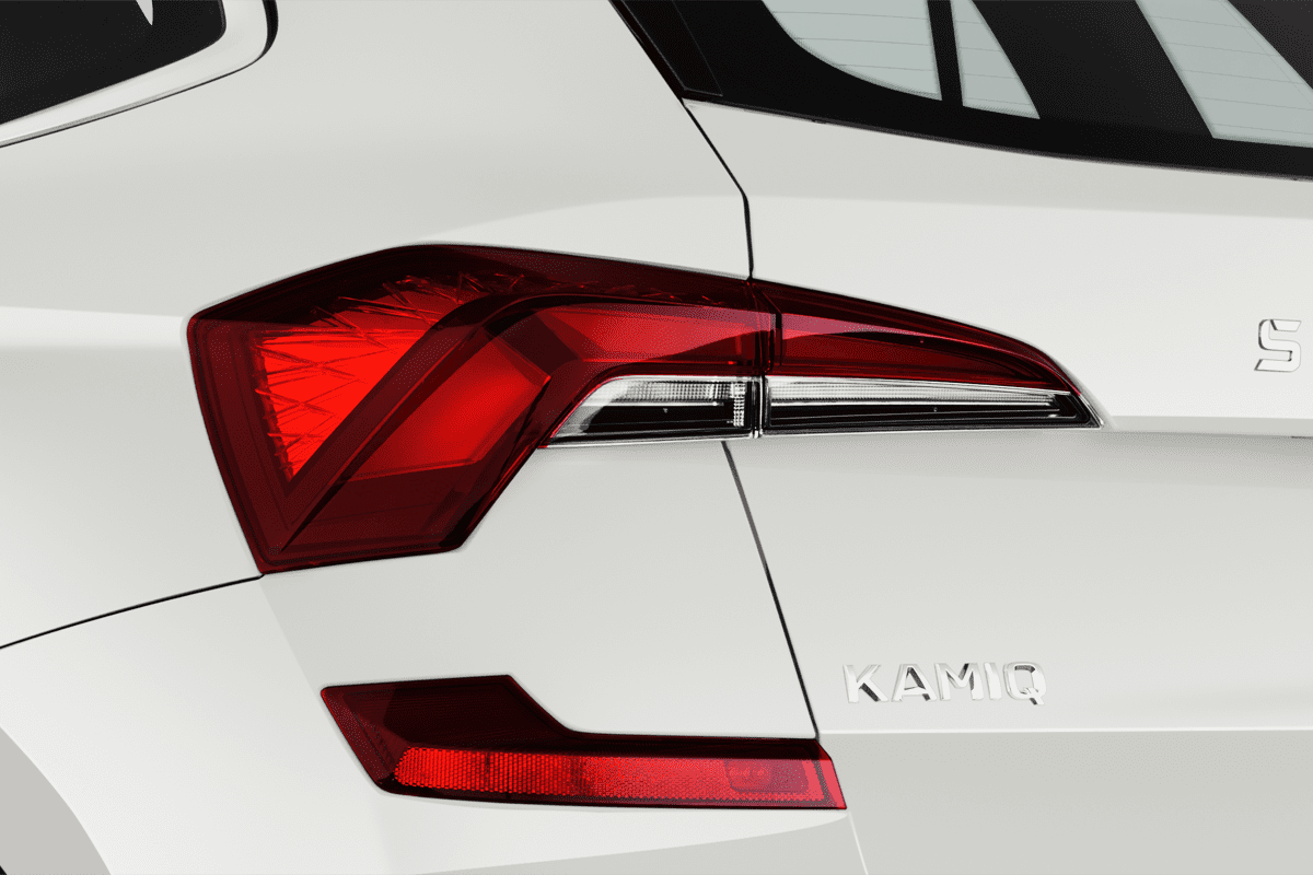 Heckleuchten eines Skoda Kamiq
