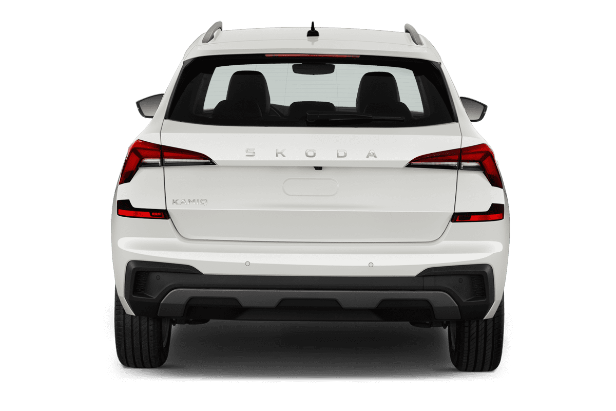 Heckansicht eines Skoda Kamiq