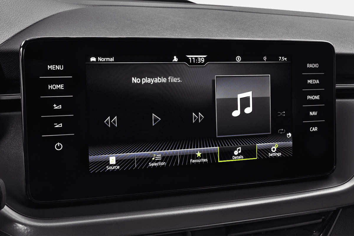 Audiosystem eines Skoda Kamiq Tour