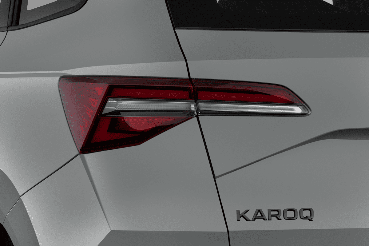 Heckleuchten eines Skoda Karoq Sportline