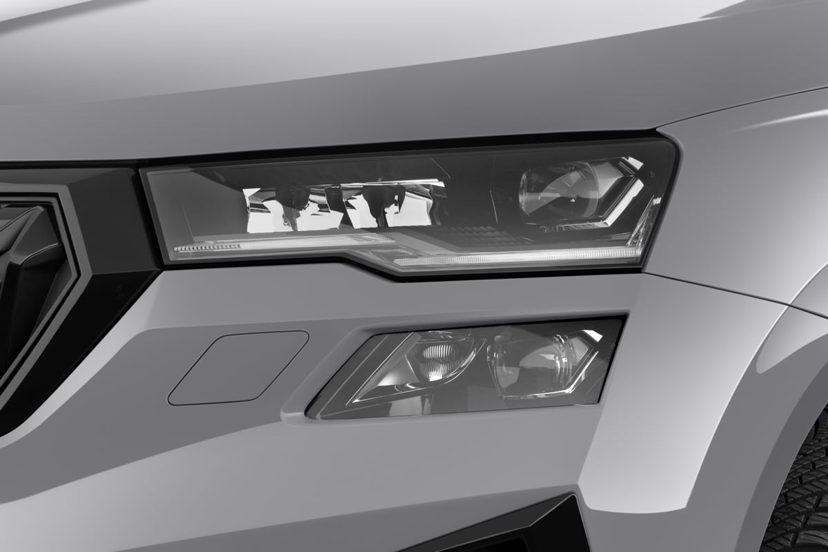 Frontscheinwerfer eines Skoda Karoq
