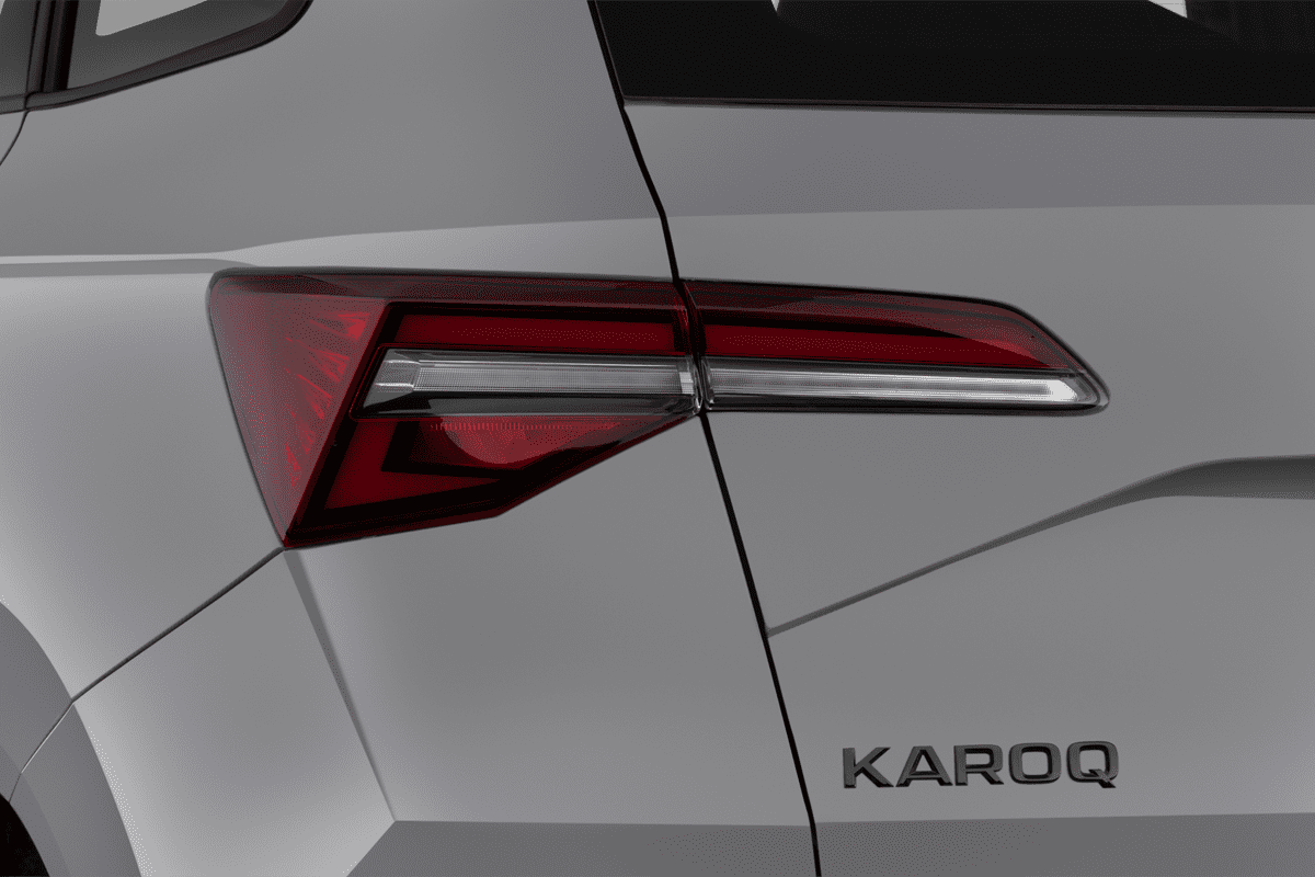 Heckleuchten eines Skoda Karoq