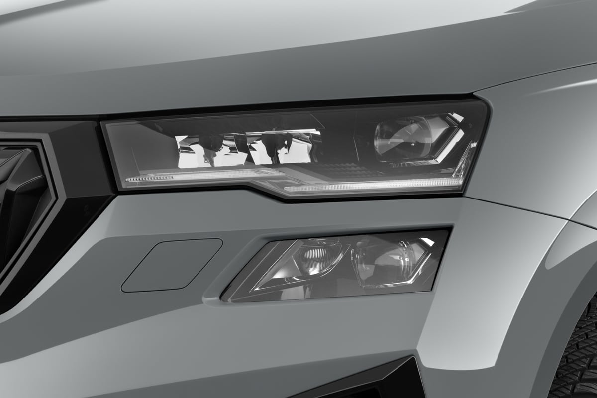 Frontscheinwerfer eines Skoda Karoq