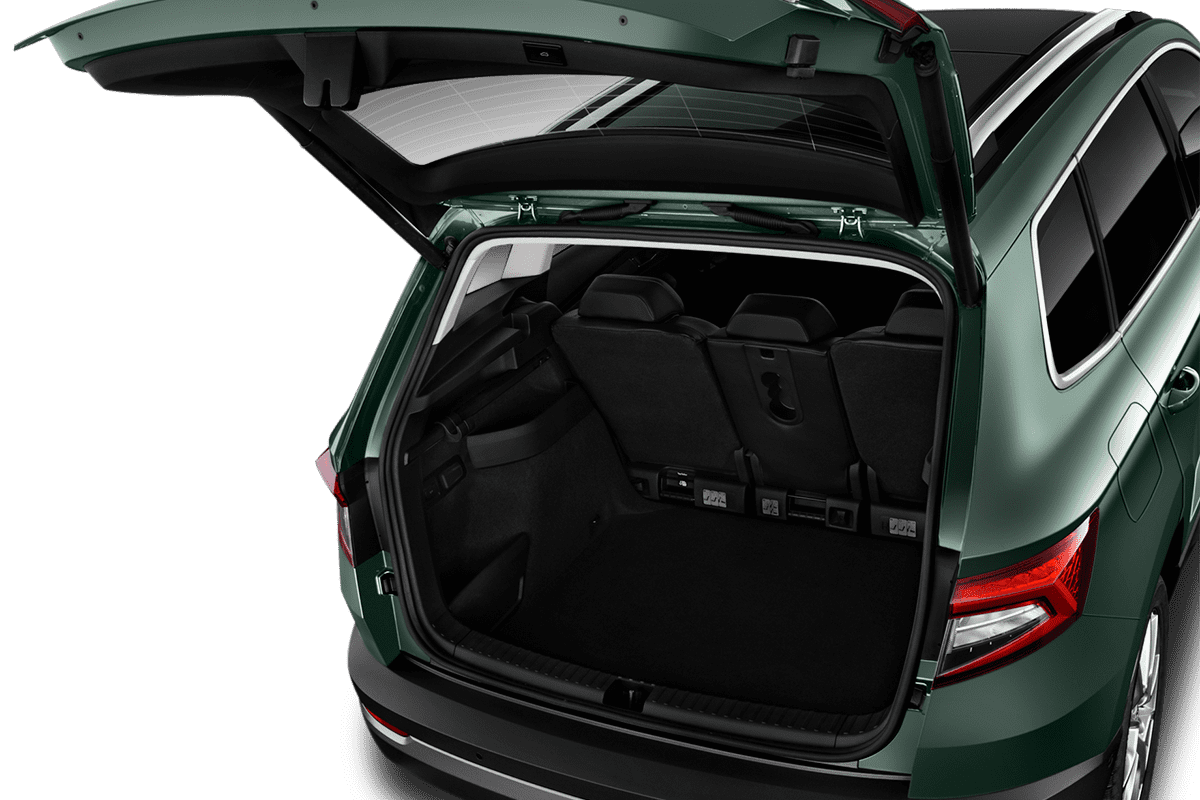Kofferraum eines Skoda Karoq Drive 125