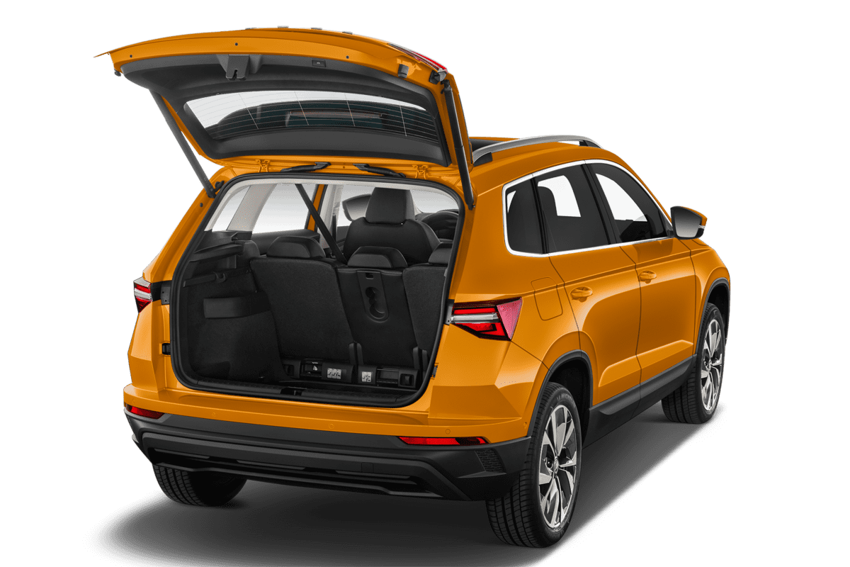 Kofferraum eines Skoda Karoq Drive
