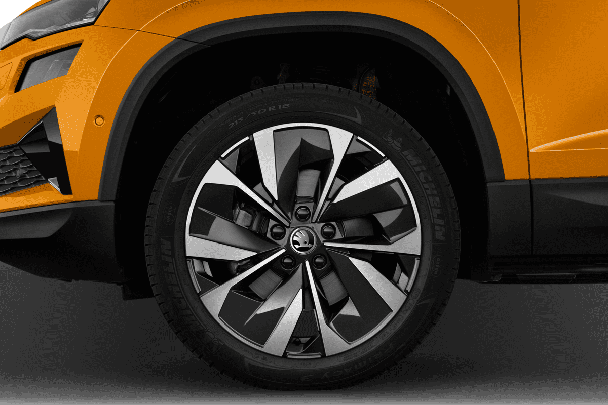 Radkappe oder Felge eines Skoda Karoq Drive