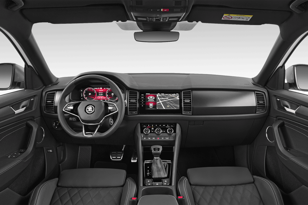 Armaturenbrett eines Skoda Kodiaq Sportline
