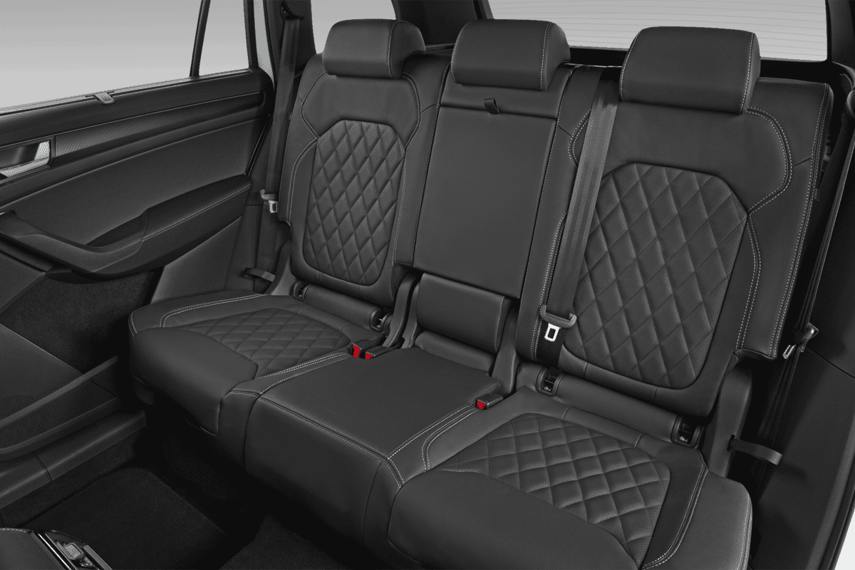 Rücksitzbank eines Skoda Kodiaq Sportline